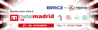 Image en-tête - Brio sera présent à Metalmadrid 2019