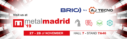 Header news BRIO ultrasonic cleaning Metalmadrid 2019 fair